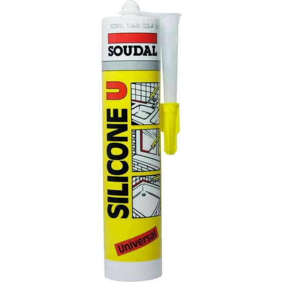 Soudal Silikon Şeffaf 280 Gr