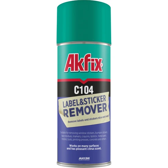 Akfix C104 Etiket ve Sticker Sökücü Sprey 200 ml